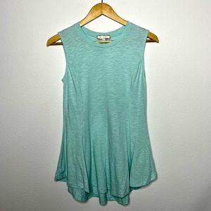 Anthropologie Eri + Ali Aqua Tank Top S